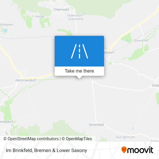 Im Brinkfeld map