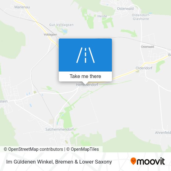 Im Güldenen Winkel map
