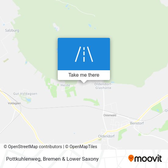 Pottkuhlenweg map