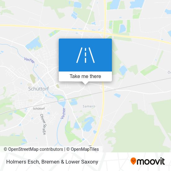 Holmers Esch map