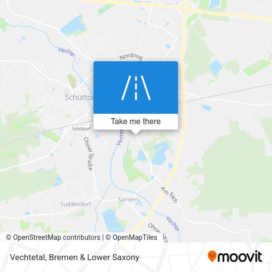 Vechtetal map