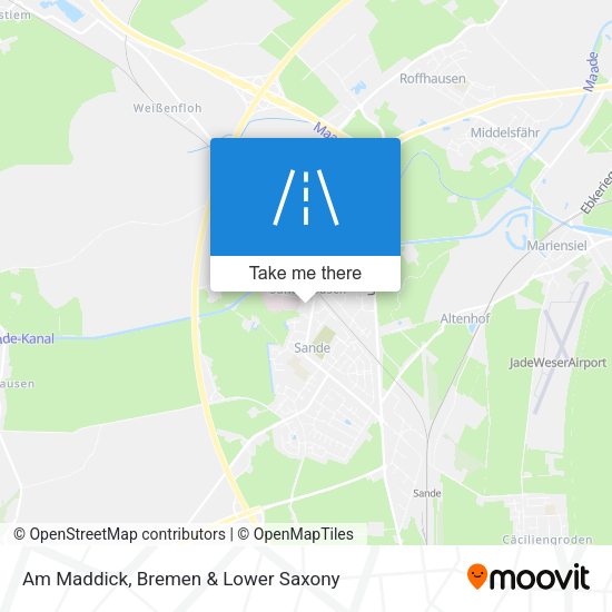 Am Maddick map