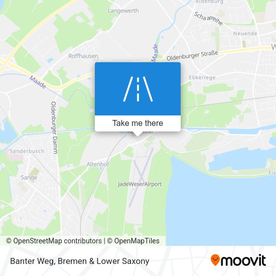 Banter Weg map