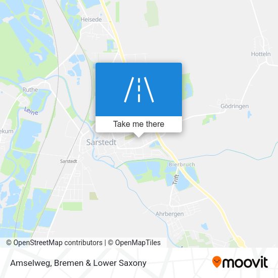 Amselweg map