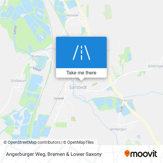 Angerburger Weg map