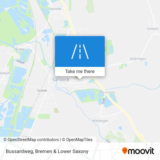 Bussardweg map