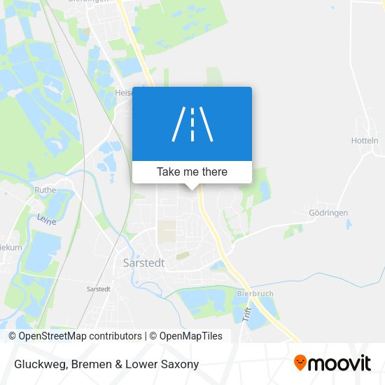 Gluckweg map
