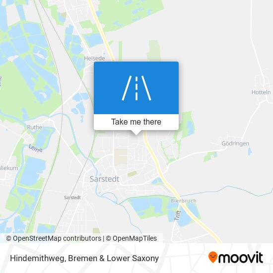 Hindemithweg map