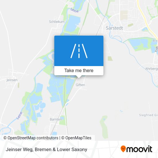 Jeinser Weg map