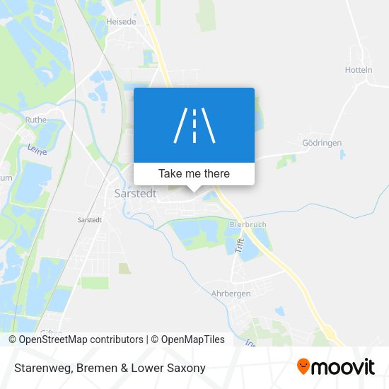 Starenweg map