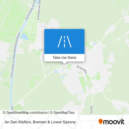 An Den Kiefern map
