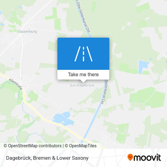 Dagebrück map