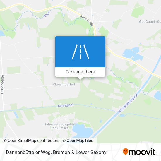 Dannenbütteler Weg map