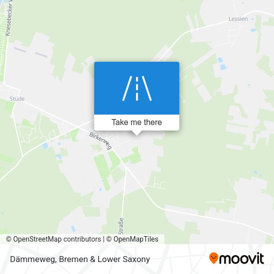 Dämmeweg map
