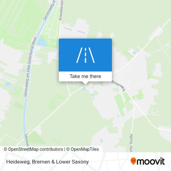 Heideweg map