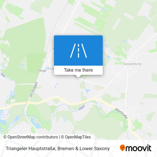 Triangeler Hauptstraße map