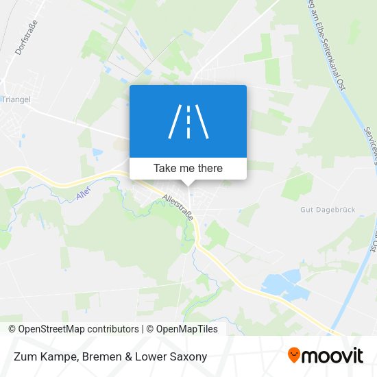 Zum Kampe map