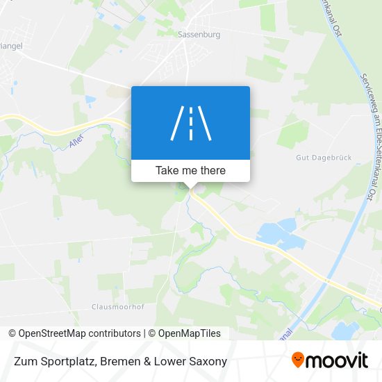 Zum Sportplatz map