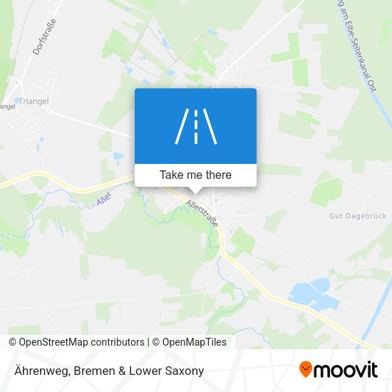 Ährenweg map