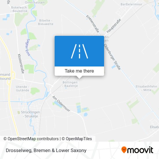 Drosselweg map