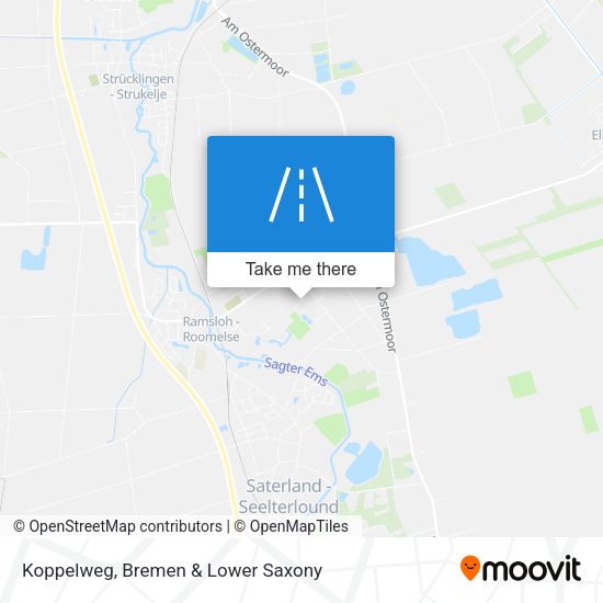 Koppelweg map