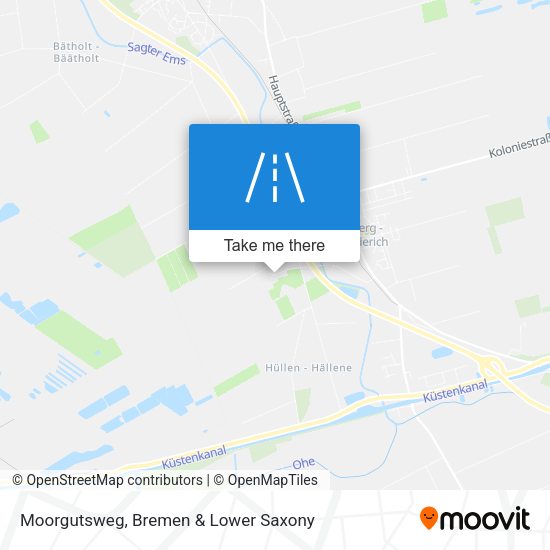 Moorgutsweg map