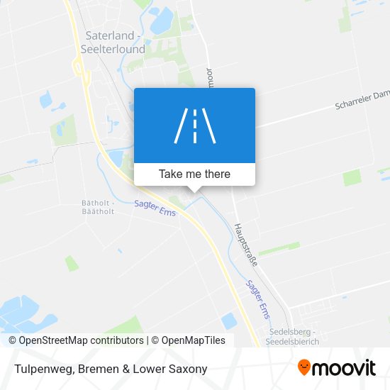 Tulpenweg map