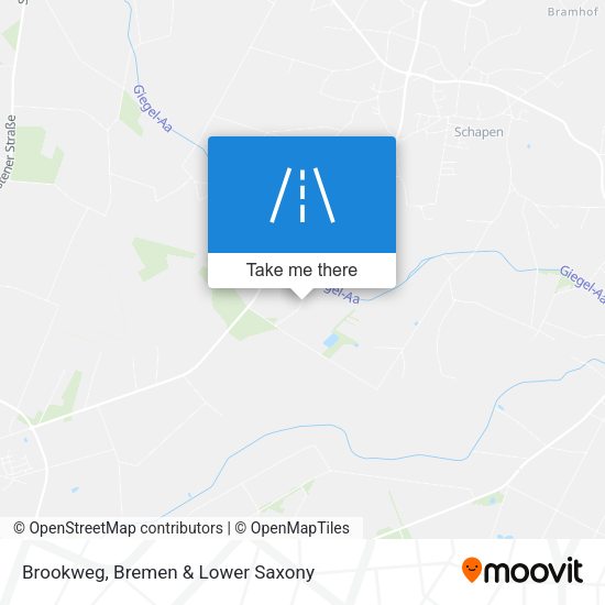Brookweg map