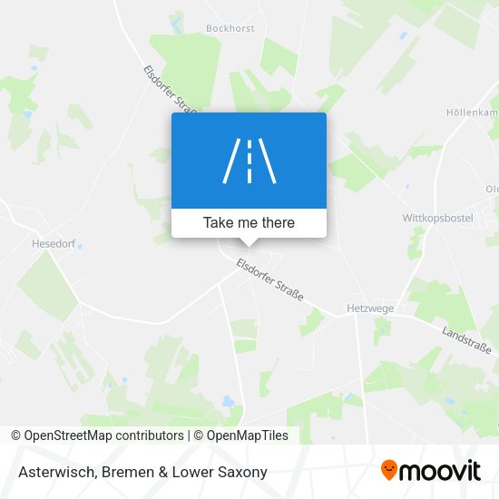 Asterwisch map