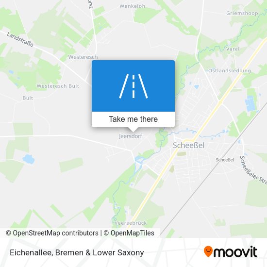 Eichenallee map