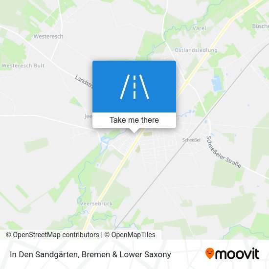 In Den Sandgärten map