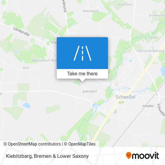 Kiebitzbarg map