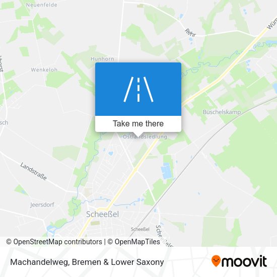 Machandelweg map