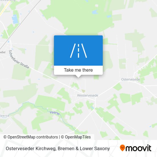 Osterveseder Kirchweg map