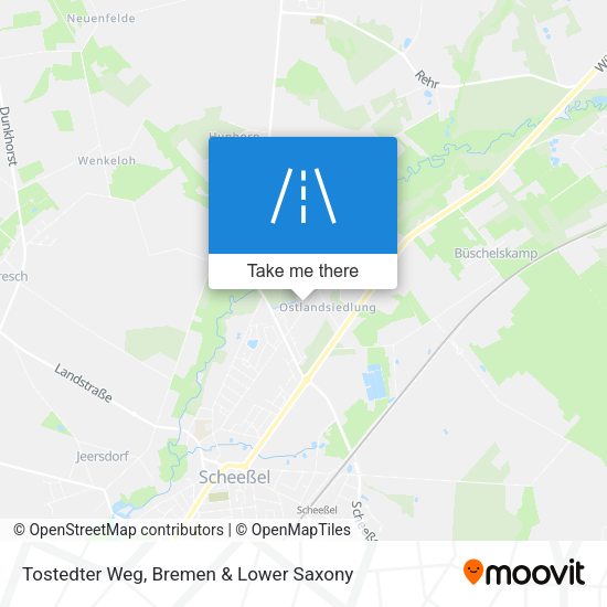 Tostedter Weg map