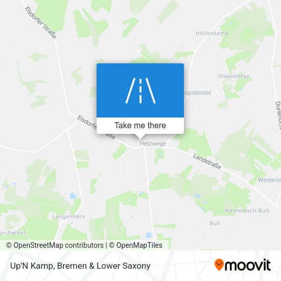 Up'N Kamp map