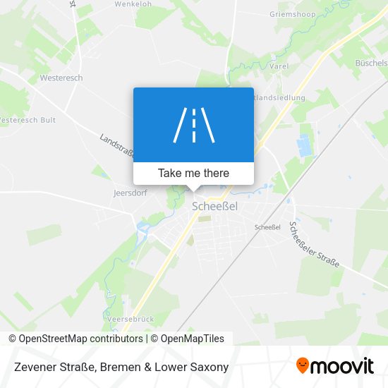 Zevener Straße map