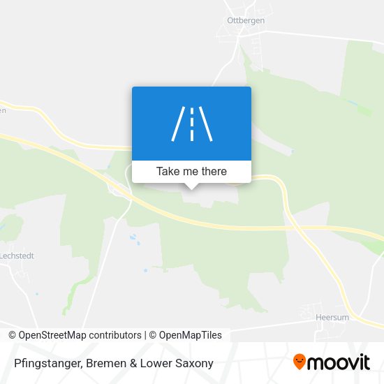 Pfingstanger map