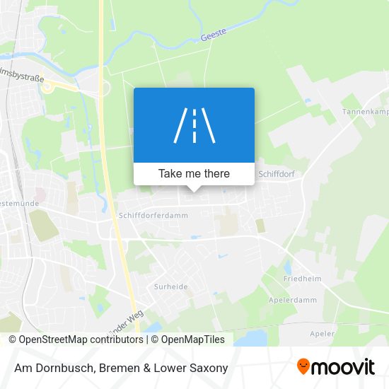 Am Dornbusch map
