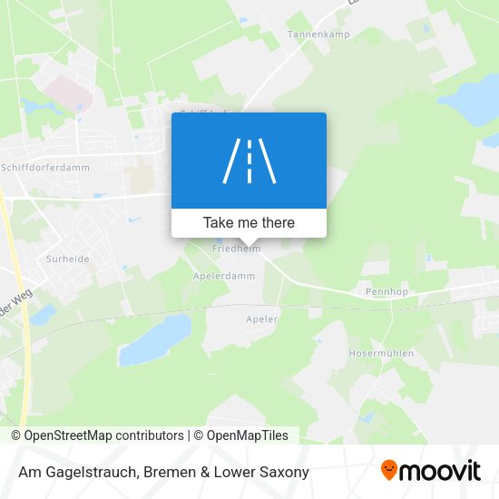 Am Gagelstrauch map