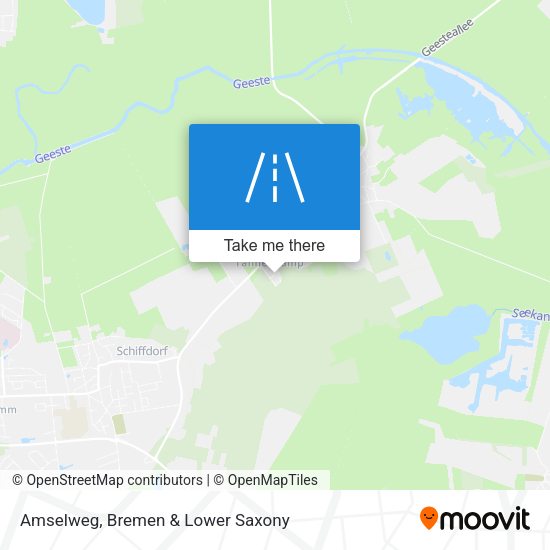 Amselweg map