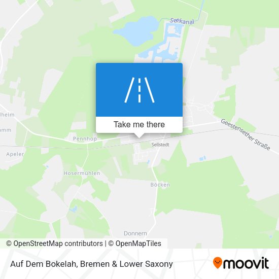 Auf Dem Bokelah map
