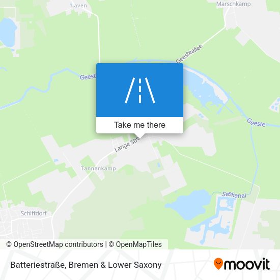 Batteriestraße map