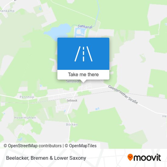 Beelacker map