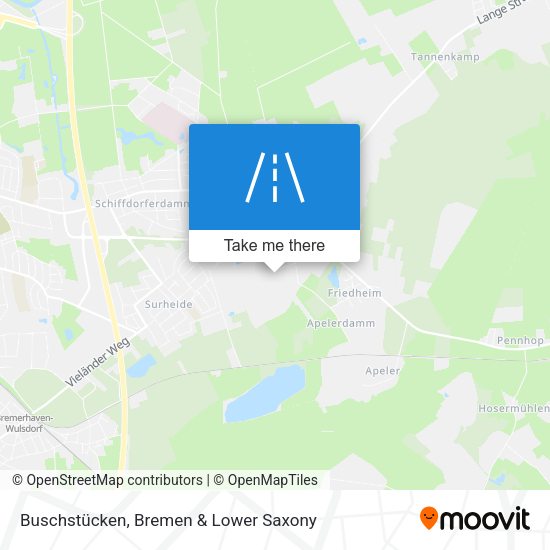 Buschstücken map