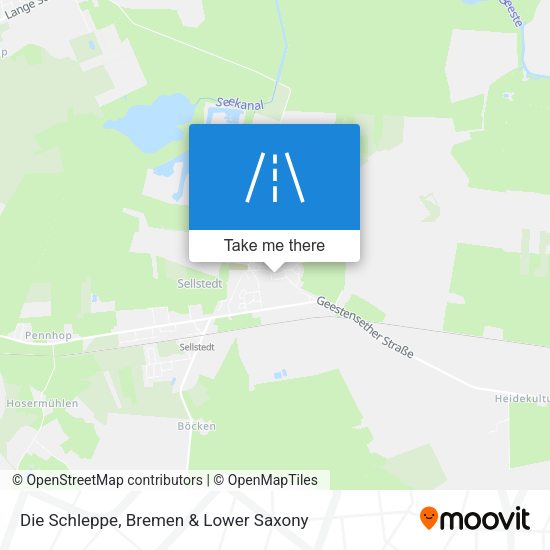 Die Schleppe map