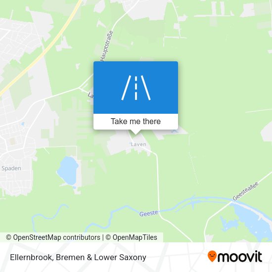Ellernbrook map