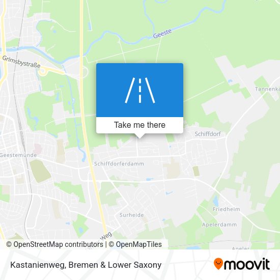 Kastanienweg map