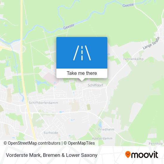 Vorderste Mark map