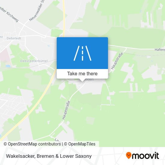 Wakelsacker map
